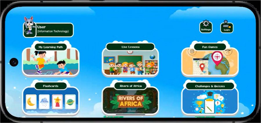 A Home Screen Built for Kids